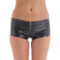 iEFiEL Fashion Womens Nightclub Dance Shorts Shiny Faux Patent PU Leather Short Slim Hot Dance Clubwear Mini Shorts. 