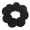 4 Pair 60mm Replacement Ear Foam Earphone Pad Covers for Headset Headphone Black - Black. 