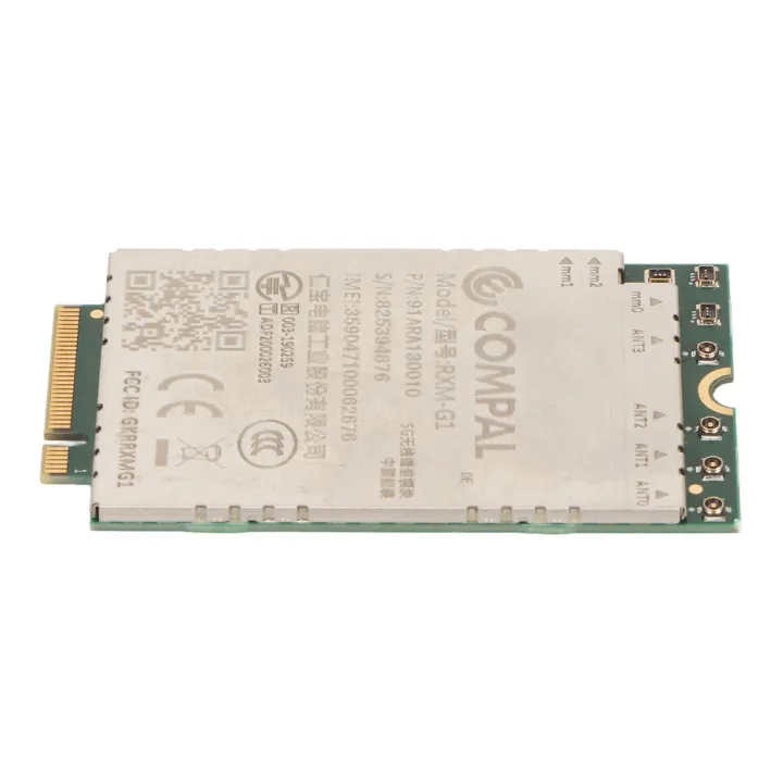 5G NR Module Card LTE WCDMA Cat20 1.5GHz 4Gb NAND ONFI LPDDR4X 1.8GHz MCP 5G LTE Network Card for Computer