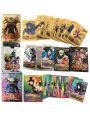 54 Pc Naruto Silver Plastic Waterproof Cards - Anime Playing Golden Card Deck Pack With Minato, Itachi, Sakura, Kakashi - Merchandise Gift for Kids & Adults - 55 Pieces of Cards in 1 Box.
