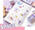Kawaii Cute Rabbit Sticky Scrapbooking Journal Girls Decorative Label Sticker Book( b). 
