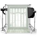 Solid 3x5FT European Window Floor White Art Photography Backdrop Studio Background. 