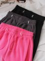 Pink Sweatpants Joggers Women Wide Leg Autumn Baggy Pants For Women High Waist Dark Gray Oversize Pants Women's Sweatpants 2022.