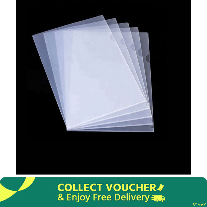 Transparent Jacket Clear Folder A4 File 10 Pieces