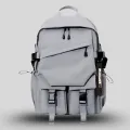 Zebra Fashionable Laptop Bag and Travelling Backpack Gray SZ005. 