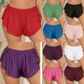 Ladies Silk Elastic Waist Shorts | Lightweight & Breathable.