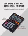Deli M01320 Desk Calculator - 12 Digit - Black.