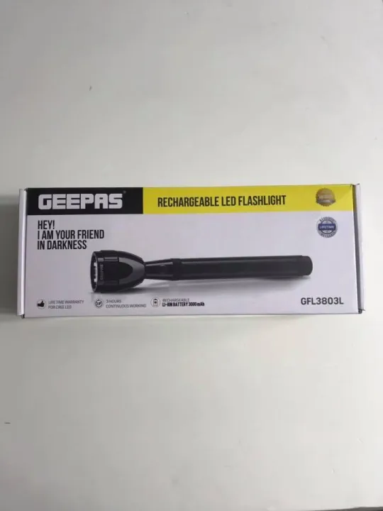 Geepas%203803%20Rechargeable%20Flashlight%20Torch%20Light%20-%202000%20Meters%20-%20Image%203