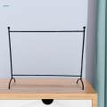 Doll Furniture Doll Dress Rack Iron Clothing Hanging Garment Rack Doll Garment Rack Doll Clothes Storage Rack for 1/6 1/12 Scale Photo Props. 