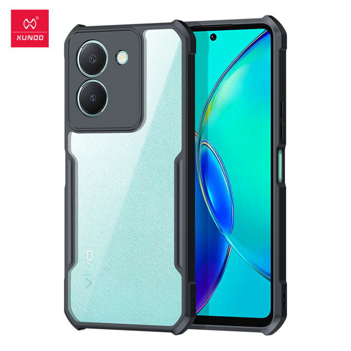Vivo Y27s Protective Airbag Bumper Transparent Clear Phone Case For vivo y27 S Back Cover
