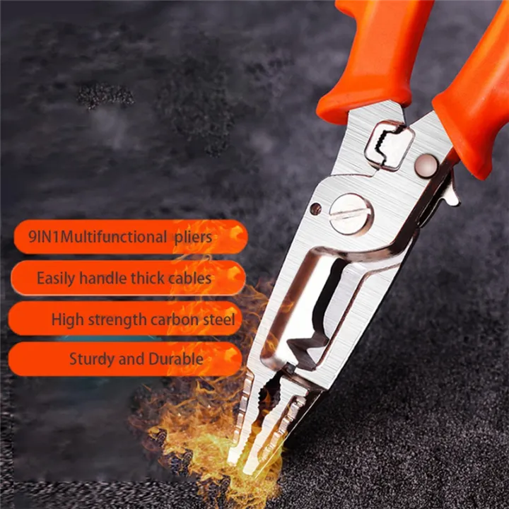 1%20PCS%20Steel%20Wire%20Stripper%20Pliers%20Tool%20with%20Tail%20Cutter,%208Inch%20Multifunctional%20Wire%20Stripping%20Crimping%20Tool%20for%20Electrician%20&%20Lineman%20-%20Image%202