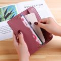 Soft bag women's buckle Long Wallet multi card thi Soft Bag Women's Buckle Long Wallet Multiple Card Slots Thin Clutch Women's Casual Trend Mobile Phone Bag.