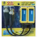 5mp, 3mp, 1080p ভিডিও বালুন cctv utp ট্রান্সমিশন দূরত্ব: 800 ft (কালো ও সাদা), 500ft (রঙ). 