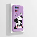 For OPPO Reno 7 4G Case CPH2363 Cute Panda Cover Liquid Soft Silicone Funda For OPPO F21 Pro CPH2461 Coque F21s Pro 4G TPU Case PCardiaCP.