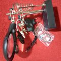 Soldering Iron Stand-3rd Helping Hand Magnifier Tool 3.5x & 12x Electrical Circuitry & Parts. 