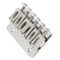 Guitar Fixed Saddle Bridge, Intonation Improving Guitar Hardtail Bridge Set 6 String Robust for Maintenance.