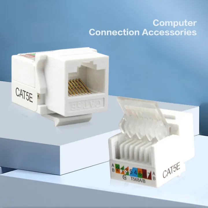 5/10pcs%20Rj45%20Ethernet%20Network%20Keystone%20Jack%20Clip%20Module%20Wall%20Plug%20Connector%20Computer%20Connection%20Accessories%20-%20Image%207