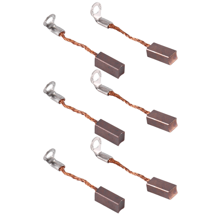 6-Pack Carbon Brush Replacement For 540/550 RC Motors – 35mm Length, Copper Carbon Compound