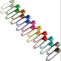 12 Pieces Safety pins for Saree, Dupatta Attaching Pins for Women and Girls Brooches  – Medium Size. 