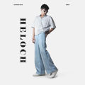 Baggy denim Jeans | Light Blue | 100% Cotton Denim | Trendy & Comfortable Fit | Export Quality.