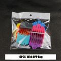 【Daily Necessities For Anyone Store】8/10PCS/Set Multi-color Guide Trimmer Kit Hair Trimmer Clipper Comb Guard Attachment 3-25mm Universal Salon Tool.