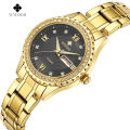 WWOOR Ladies Watches Top Brand Luxury Diamond Bracelet Watches For Women Stainless Steel Dial Quartz Wrist Watch 8856.