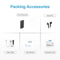 Ultra-Thin Tiny Mini Voice Recorder 4-32GB Digtal Professional Sound Activated Dictaphone Noise Reduce Record 8GB MP3 Player. 
