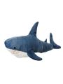 Cross-border cute ah woo shark pillow big shark doll plush toy doll birthday gift women's batch found goods.