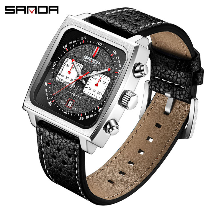 Sanda%20Hot%20Selling%20New%20Quartz%20Watch%20with%20Three%20Eyes%20and%20Six%20Needles,%20Trendy%20Men's%20Square%20Waterproof%20Band%20Calendar%20Watch,%20One%20Piece%20for%20Shipping%20-%20Image%206