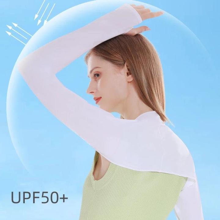 Ladies%20Shawl%20Cuff%20Gloves%20Golf%20Shawl%20Sleeve%20Ice%20Silk%20Sunscreen%20Sleeve%20Summer%20UV%20Protection%20Clothing%20Outdoor%20Arm%20Sleeve%20-%20Image%204