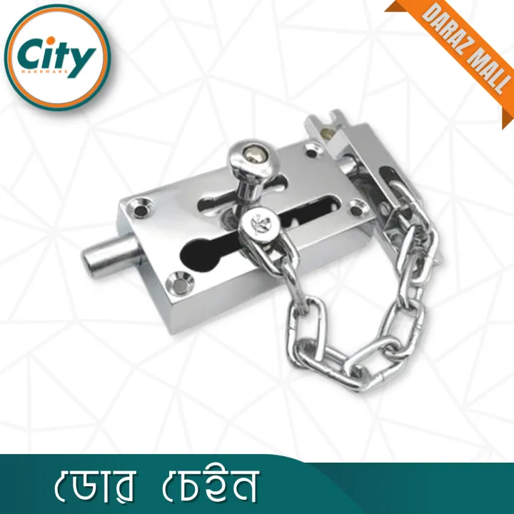 Best Quality Heavy Duty Silver Door Chain Door Guard Door Bolt Door Lock For Security