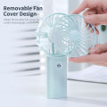 Yoobao Y-F3 USB Fan Rechargeable Handheld Mini Fan Desktop 3-level Small Fans Electrical Fan Blue 3000mAh.