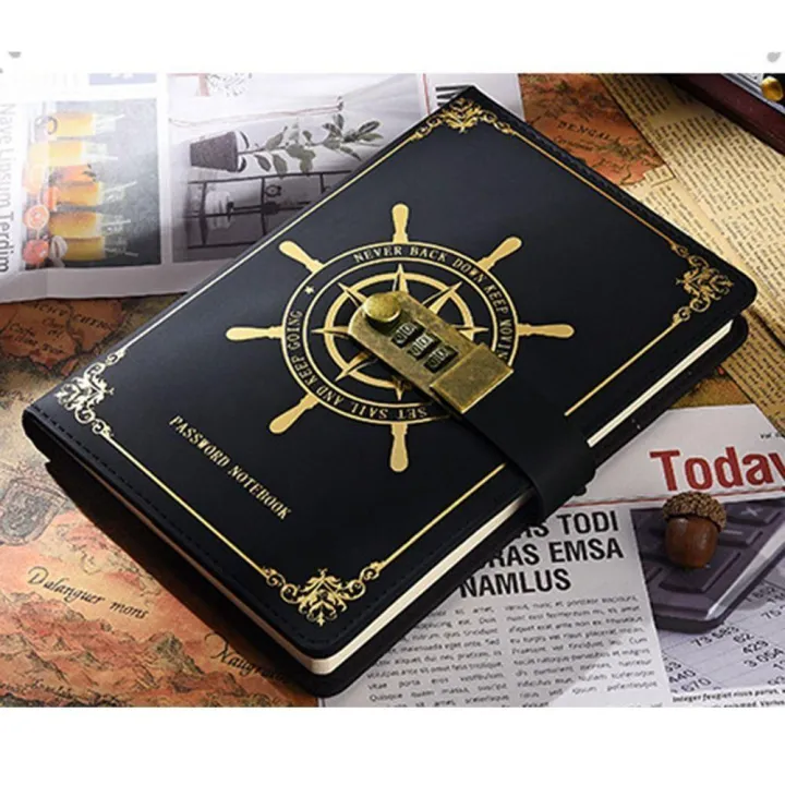 Sailor's%20Voyage%20Password%20Notebook%20Locked%20Diary%20Book%20Password%20Journal%20PU%20Leather%20Sailor's%20Notebook%20Office%20Stationery%20Journal%20Book%20Retro%20Notebook%20-%20Image%206
