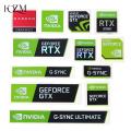 5PCS New NVIDIA GTX GEFORCE Laptop Desktop Label Decorative Sticker.