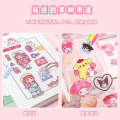 Cute cartoon tent stickers set of 100 pieces, student Guka gift box, PET waterproof decorative sticker with small patterns.