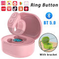 Wireless Bluetooth 5.0 Remote Button Stick Lazy Turner Page Fingertip Selfie Video Stick For Tiktok Scrolling Ring Controller.