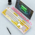 Kuromi Customized 108-Key Wireless Three-Mode Rgb Office Game Mechanical Keyboard Hot-Swappable Full-Key Anti-Ghosting. 
