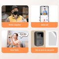 Wireless Doorbell Waterproof with Camera WIFI Video Doorbell HD Smart Night Vision Intercom Doorhole Remote Video Rechargeable Smart Doorbell for Home Office. 