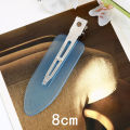 European and American foreign trade new hairpins simple seamless bangs side clips Internet celebrity hairpins small leaf duckbill clip hair accessories.