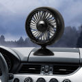 Car multi-function electric fan, car air outlet, center console, large wind mini fan, dual-purpose family car.
