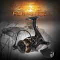 Spinning Fishing Reel 13BB + 1 Bearing Balls Metal Spinning Reel Boat Rock Fishing Wheel with with Extra Spool.