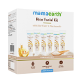 Mamaearth Rice Facial Kit with Turmeric & Saffron for Glowing Skin - 60g. 