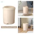 Trash Can with Lid Decorative Waste Bin for Bathroom Indoor Home Office. 
