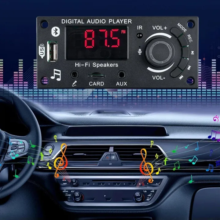 2*50W%20100W%20Amplifier%20Bluetooth%205.0%20MP3%20Decoder%20Board%20DIY%20Car%20MP3%20Player%20USB%20FM%20Recording%20Switching%20TF%20USB%20Mic%20Record%20Call%20-%20Image%203