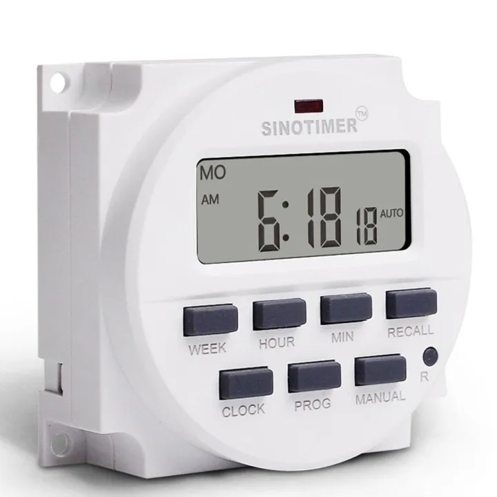 LALA SINOTIMER TM618N-2 220V Programmable Timer Switch with Countdown Time Function