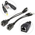 【FUPANG】Power Ethernet Passive POE Splitter separator Cable for Camera. 