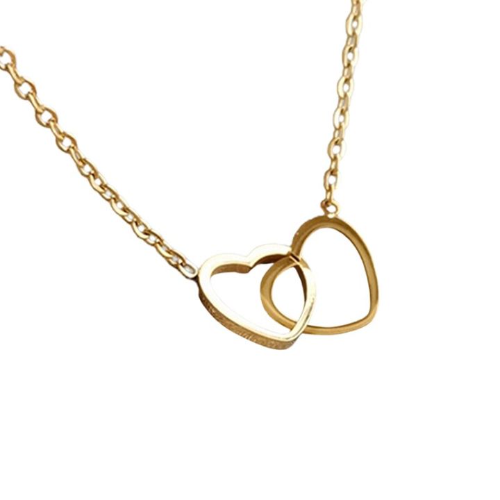 Interlocked%20Double%20Heart%20Necklace%20Stainless%20Steel%20Hollow%20Heart%20Pendant%20Clavicle%20Necklace%20Women%20Sisters%20Jewelry%20-%20Image%208