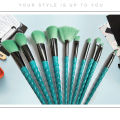 New Ten Unicorn Makeup Brushes Set Makeup Full Set Storage Eyeshadow Brushes Lip Brush Cute Makeup Tools. 