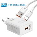 120W GaN USB C Charger QC3.0 Quick Charge Mobile Phones Charger Adaptor 10A Type C Cable For Xiaomi Samsung iPhone Fast Chargers.