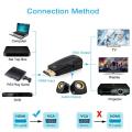 Hdmi To Vga Converter With Audio Cable For Pc Laptop - Effortless Connection For Enhanced Display Options. 